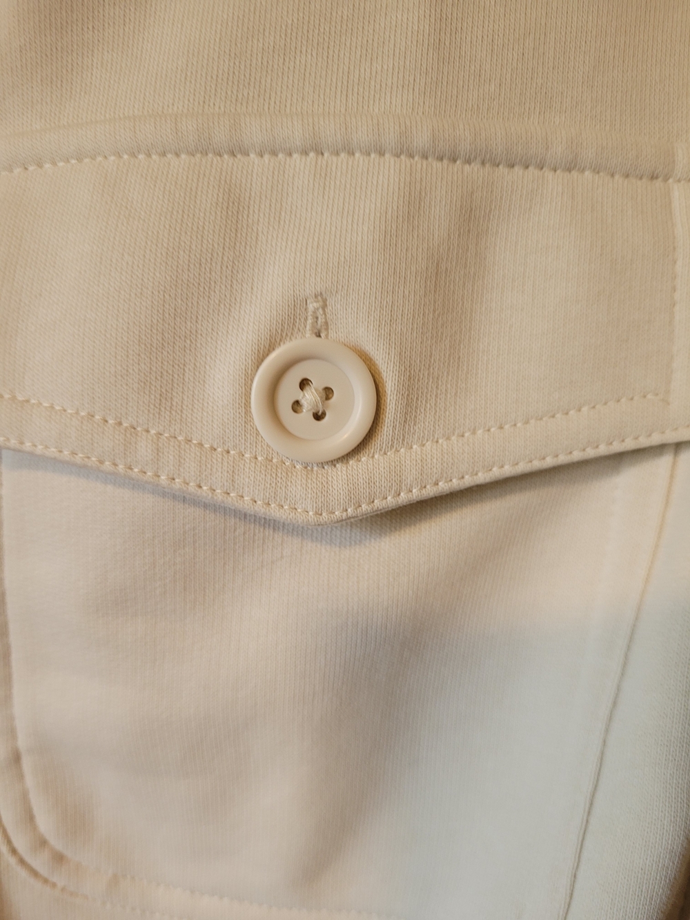 Joe Fresh Cream Button-Front Utility Jacket - Picture 2 of 9